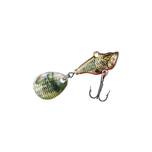 Balzer Shirasu Colonel Spin Buddy Evil Eye - Jigspinner, Größe/Gewicht/Farbe:3cm / 12.5g / Rotfeder UV
