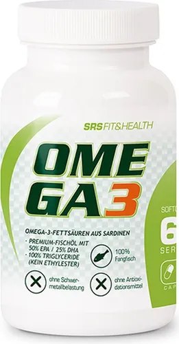 SRS Omega 3, 60 Kapseln Hochwertig Mineralien