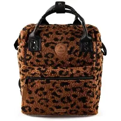 CABAIA Cityrucksack GAYA - Multico Brown - Stylischer Rucksack aus 100% recyceltem Polyester, ideal für den Alltag und umweltbewusste Mode.