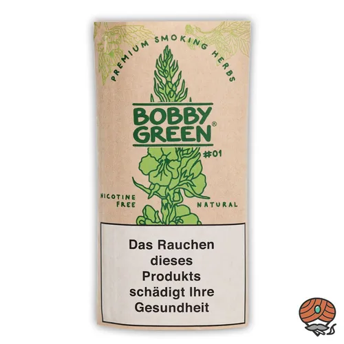 BOBBY GREEN #1, Tabakersatz, nikotinfrei, Kräutermischung 20g
