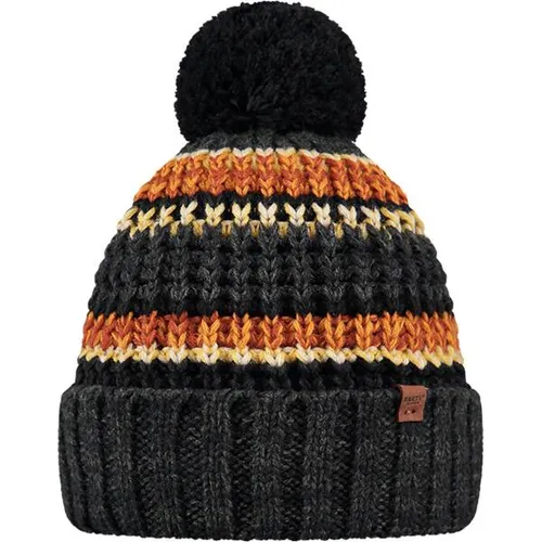 BARTS Herren Goser Beanie - Hüte – Die Goser Beanie aus 50 % recyceltem Polyester bietet hohe Nachhaltigkeit, eine stylische Passform mit Bommel und ein gemütliches Fleece-Stirnband für optimalen Komfort.