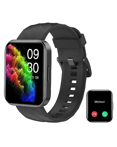 RUIMEN Smartwatch für Damen Herren Bluetooth-Anruffunktion 1.85