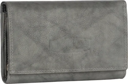 RFID Damen Geldbörse - Grau, Echtleder mit 12 Kartenfächern - Stylische Damen Portemonnaie im Langformat aus Echtleder mit RFID Schutz. Schützt Ihre Karten vor unbefugtem Zugriff und bietet viel Stauraum für Geld und Dokumente.