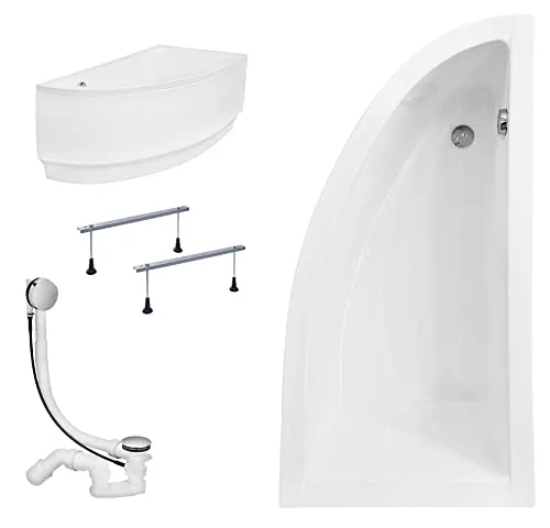 KOLMAN PRAKTIKA Eckbadewanne 140x70 Rechts von Kolman