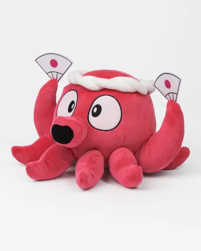 iTEMLAB Parodius Plüsch Tako - Limitierter Plüsch Tako von KONAMI, ca. 27cm groß, aus 100% recyceltem Polyester, super flauschig und ideal für Sammler und Fans.