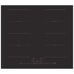 PKM Induktionskochfeld IN4-2FZSA, 2 Flexzonen - Kochfelder mit 2 Flexzonen für optimale Platzierung von Töpfen, Booster-Funktion für schnelles Kochen und intuitive Slider Touch Control für einfache Temperaturregelung.