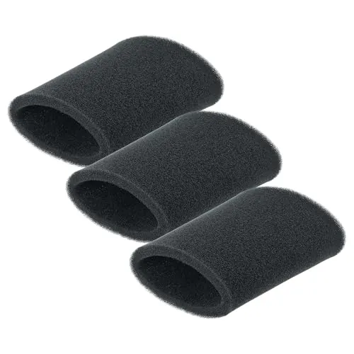 vhbw 3x Staubsaugerfilter kompatibel mit Rowenta RU100, RU010, RU104, RU101, RB839, RB829, RD200, RU361, RU36 Staubsauger - Schaumstofffilter Schwarz