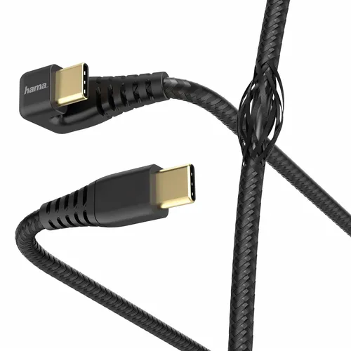 Hama Gamer USB-C Lade-Kabel Daten-Kabel Gaming Handy Smartphone Tablet PC Winkel