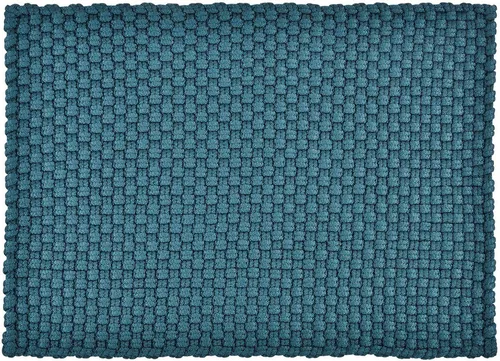 Uni in/Outdoor Fußmatte - Petrol/Blaue Badematte 72x92 cm - Wetterfeste und UV-beständige Fußmatte aus 100% Polypropylen, ideal für den Innen- und Außenbereich.