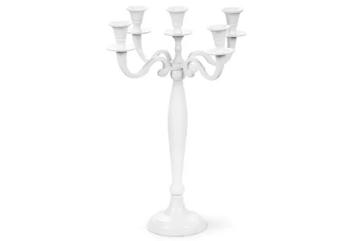 Gräfenstayn Kerzenständer 5-armig Silber – Eleganter Aluminium Leuchter - Kerzenständer aus hochwertigem Aluminium, wandelbar von 5-armig auf 3 oder 1-armig, ideal für jede Gelegenheit und schützt empfindliche Oberflächen mit Samtbezug.