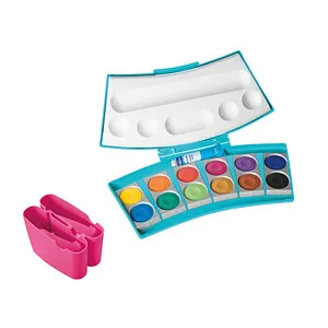 PELIKAN Farbkasten 12ST ProColor türkis/pink 300008241 701198 735 PC/12