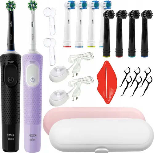 Oral-B Vitality Pro D103 elektrische Zahnbürste Set 2er