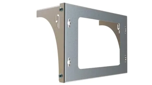 Stalflex Wandhalterung Netzwerkschrank 10 inch 2U - Server Rack Hergestellt aus Stahl - Computer- & Server-Racks - 80kg Gewichtskapazität - Kompatibel mit Rack Netzwerkgeräten