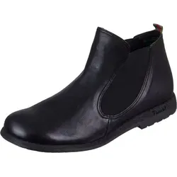 Think! Stiefelette Leder/Textil schwarz 39 EU - Wanderschuhe mit 2 cm Blockabsatz, ideal für Komfort und Stil im Alltag. Aus Leder/Textil für Atmungsaktivität und Langlebigkeit.