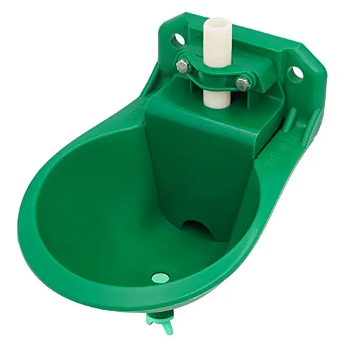 Automatische Tränkebecken für Schafe, ViehträNken mit Abflusslöchern, Automatische Wasserversorgung für Pferde, Rinder, Schafe, Schweine und Hunde, WeideträNken, Grün