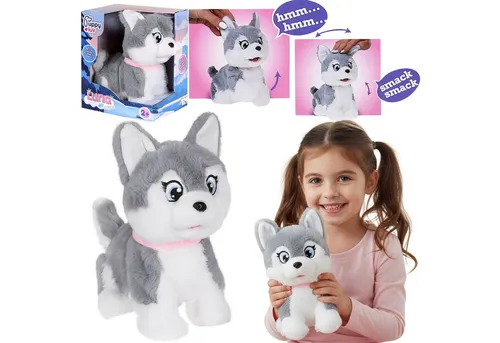 Sarcia.eu Kuscheltier Puppy Luv Junior LUNA – Interaktiver Plüsch-Husky für Kinder ab 2 Jahren - Der interaktive Puppy Luv Junior LUNA ist ein kuscheliger Husky, der mit Geräuschen und Bewegungen spielt. Ideal für Kinder, fördert er Empathie und sorgt für realistische Spielmomente. Ein perfektes Geschenk für kleine Tierfreunde!
