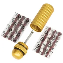 Peaty's Reparatur-Set für Schlauchlose Fahrradreifen - Fahrradwerkzeuge: Schnelle und einfache Reifenreparatur mit einzigartigem Gabeldesign für müheloses Einsetzen der Plugs ohne Vergrößerung des Lochs.