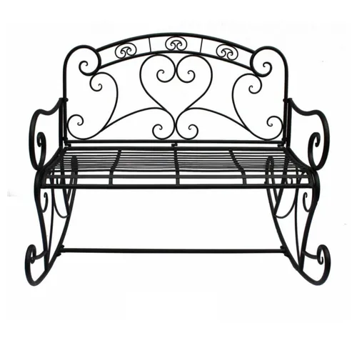 Garden Pleasure Garten-Schaukelbank »Dares« für 2 Personen in schwarz von Harms Import