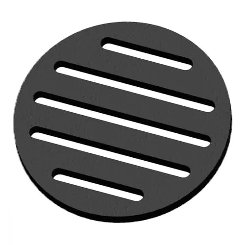 Kaminrost aus massivem Stahl - Ascherost für verschiedene Kaminöfen, Ø 160x10 mm - Der Kaminrost aus hitzebeständigem Stahl sorgt für optimale Luftzufuhr und effizientes Brennen. Mit durchdachtem Design für einfache Ascheentsorgung und in Handarbeit in Deutschland gefertigt. Ideal für verschiedene Kaminmodelle.