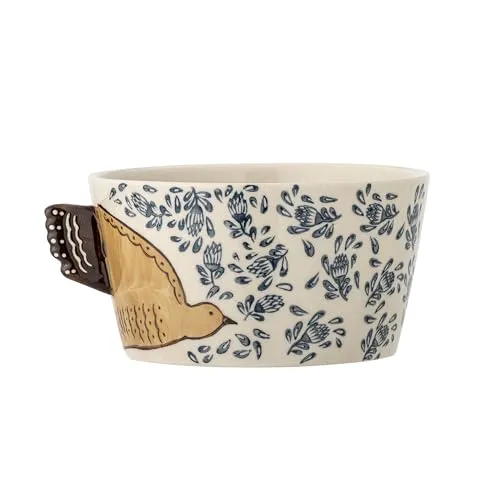 Hezha Schale, Natur, Steingut - Naturbelassen in beige von Bloomingville