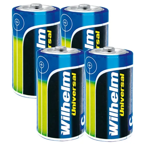 Baby Wilhelm Alkaline Batterien C LR14 1,5V 4 x