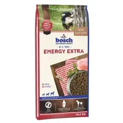 Bosch Energy Extra 15 kg - Hochwertiges Hundefutter für Hochleistungshunde, hohe Verdaulichkeit und unterstützt das Immunsystem mit Mannanen und Glucanen