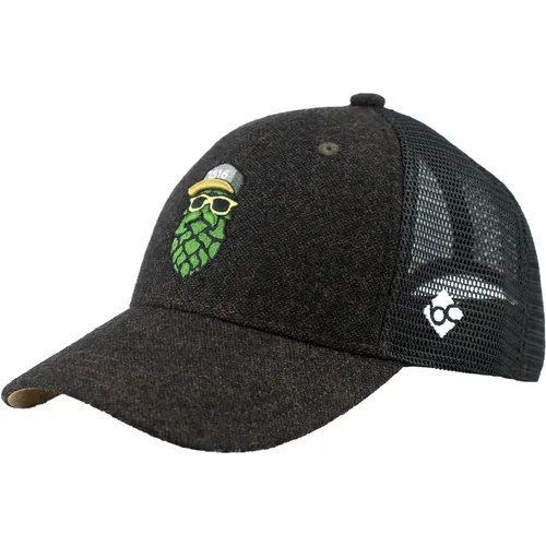 Bavarian Caps Cap Hopfinator Dunkelbraun - one Size - Stylische Baseball Cap für Herren, aus hochwertigem Material und ideal für jedes Outdoor-Event oder Freizeitaktivitäten.