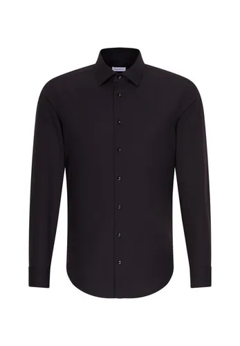 seidensticker Businesshemd Schwarze Rose Slim 1/1 Extra lang - Business- & Abendmode für Herren, pflegeleichtes Hemd aus 100% Baumwolle mit slim fit Passform und extra langem Kentkragen für einen eleganten Look.