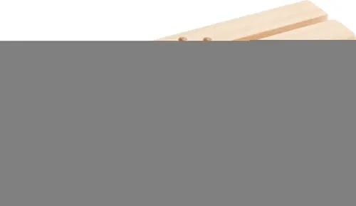 Holzständer für Trockenblumen und Dekoring, 15 x 4 x 4 cm in beige von Halbach