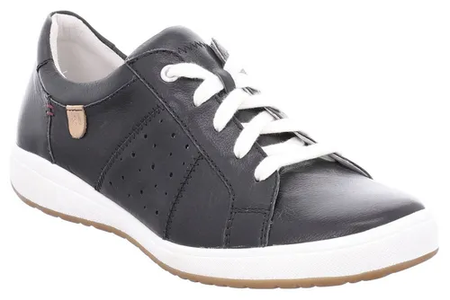 Josef Seibel Damen Caren 01 Sneaker, Schwarz - Damen-Sneaker aus hochwertigem Nappa-Leder mit extrem flexibler Strobel-Machart, ideal für Alltag und Freizeit.