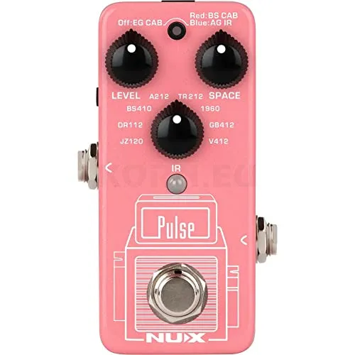NUX Pulse Mini IR Loader - Speaker-Simulation - Gitarrenverstärker mit innovativer Speaker-Simulation für realistische Klangerlebnisse, ideal für Studio und Live-Performances.