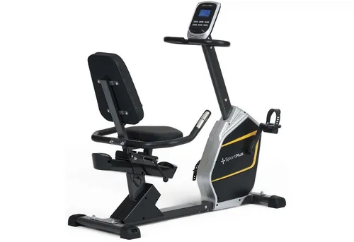 SportPlus Heimtrainer mit Magnetbremse – Gelenkschonendes Fitnessgerät für Senioren - Fahrradergometer mit 24 Widerstandsstufen, extra weichem Sitz und App-Kompatibilität für ein individuelles, gelenkschonendes Training.