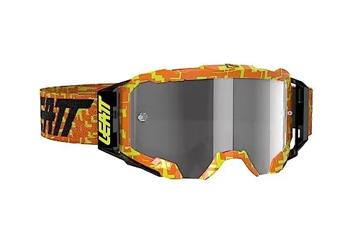 Velocity 5.5 Off-road Moto Goggle - Sportbrillen für Full-Face Helme, ideal für Brillenträger, mit 170° WideVision Anti-Fog Linse und permanentem Beschlagschutz für klare Sicht beim Fahren.