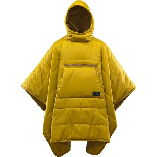 Honcho Poncho - tragbare Decke wheat - Outdoor-Decke mit eraLoft Isolierung, wasserabweisend und vielseitig einsetzbar als Poncho oder Decke für maximale Bewegungsfreiheit und Wärme.