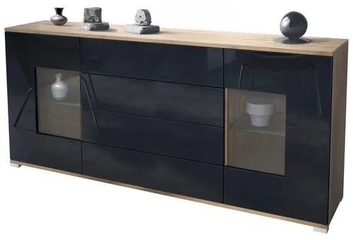 Buffets & Sideboards Schwarz von Vladon