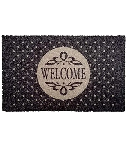 oKu-Tex Fußmatte Polkadots – Rutschfest & Waschbar - Stylische Schmutzfangmatte für Innenräume, rutschfest und bei 30° waschbar. Ideal für Eingangsbereiche, nimmt Schmutz und Feuchtigkeit effektiv auf.