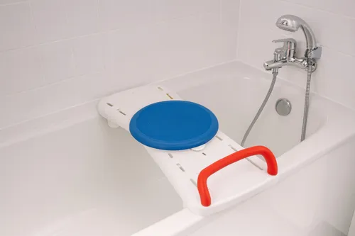 Badewannenbrett mit Drehscheibe, 73 cm