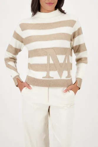 Monari 2-in-1-Pullover in Braun XXXL (46) - Stylischer 2-in-1-Pullover in truffle ringel, ideal für vielseitige Outfits. Hergestellt aus hochwertiger Materialkombination für optimalen Tragekomfort.