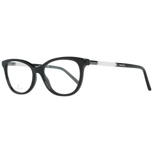 Swarovski Brillengestell SK5211 54001 - Elegantes Design - Brillengestelle in Schwarz, aus hochwertigem Kunststoff und im stilvollen Schmetterlingsdesign, ideal für modische Akzente.