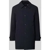 bugatti Herren Mantel mit Kentkragen in Marine, Größe 48 von Bugatti