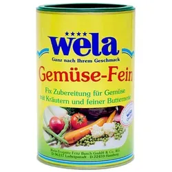 WELA Gemüse-Fein für 72 Portionen - Fertiggerichte mit Kräutern und feiner Butternote - ideal für die schnelle Küche, würzt und bindet perfekt für ein frisches Gemüse-Aussehen.