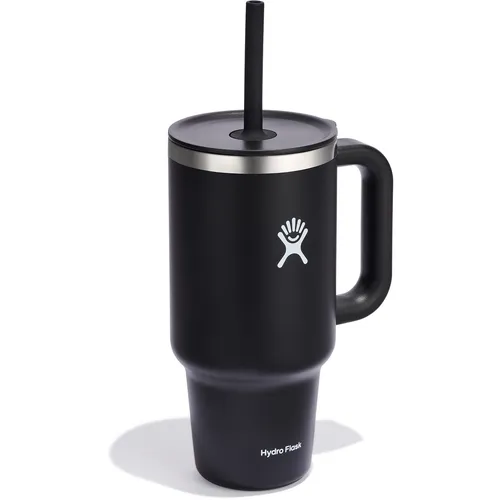 Hydro Flask 32Oz All Around Travel Tumbler Flasche schwarz - Thermobehälter mit TempShield® Doppelwandisolierung, ideal für unterwegs und sorgt für langanhaltende Temperatur, perfekt für aktive Lebensstile.