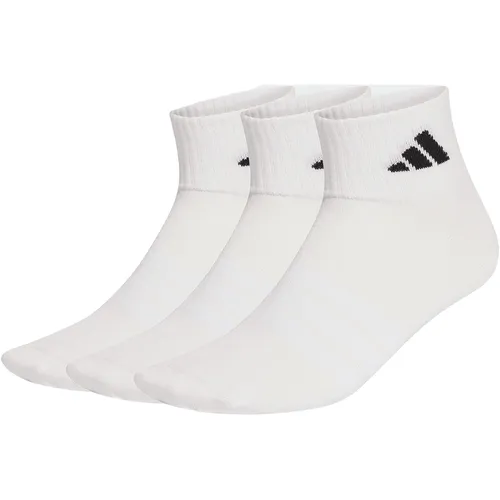 Adidas Thin&Light Sportswear Knöchelsocken 3er-Pack - weiß in weiß von adidas