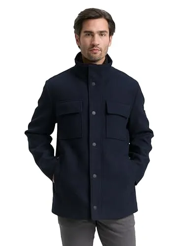 Tom Tailor Herren 2-in-1 Wolljacke