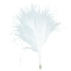 Deko-FEDERN ca 7cm. 20 Stück. WEISS