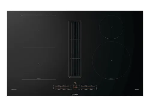 GORENJE Kochfeld mit Dunstabzug GEH8432BSCWF, 80cm Induktionskochfeld mit Dunstabzug