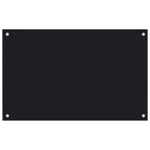 vidaXL Küchenrückwand Spritzschutz Fliesenspiegel in schwarz von vidaXL