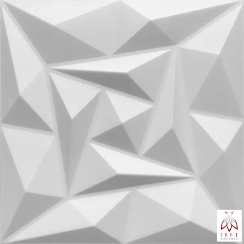 IKHEMalarka 3D Wandpaneel aus Polystyrol Styropor XPS 4m²/16 Stück, BxL: 50,00x50,00 cm, 0,25 qm, (16-tlg) 3D Paneelen für Decke oder Wand