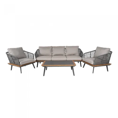 Gartenmöbel Lounge Set Grau - Balo