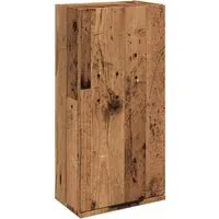 vidaXL Wand Badschrank - Platzsparender Hängeschrank in Altholz-Optik - Hoch- & Midischränke fürs Bad, stilvolles Design mit reichlich Stauraum für Ordnung und maximalen Platz im Badezimmer.